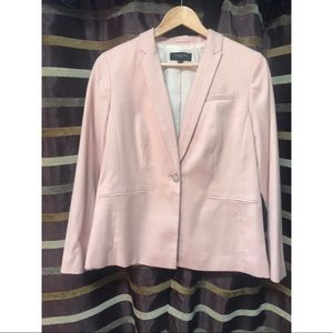Pink and white bottom blazer